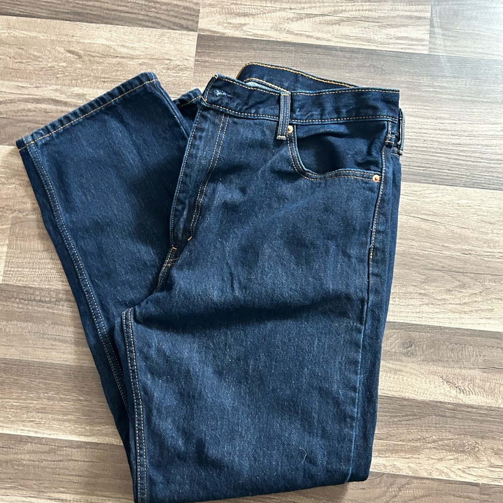Levi's 505 Dark Indigo Straight Jeans for Men